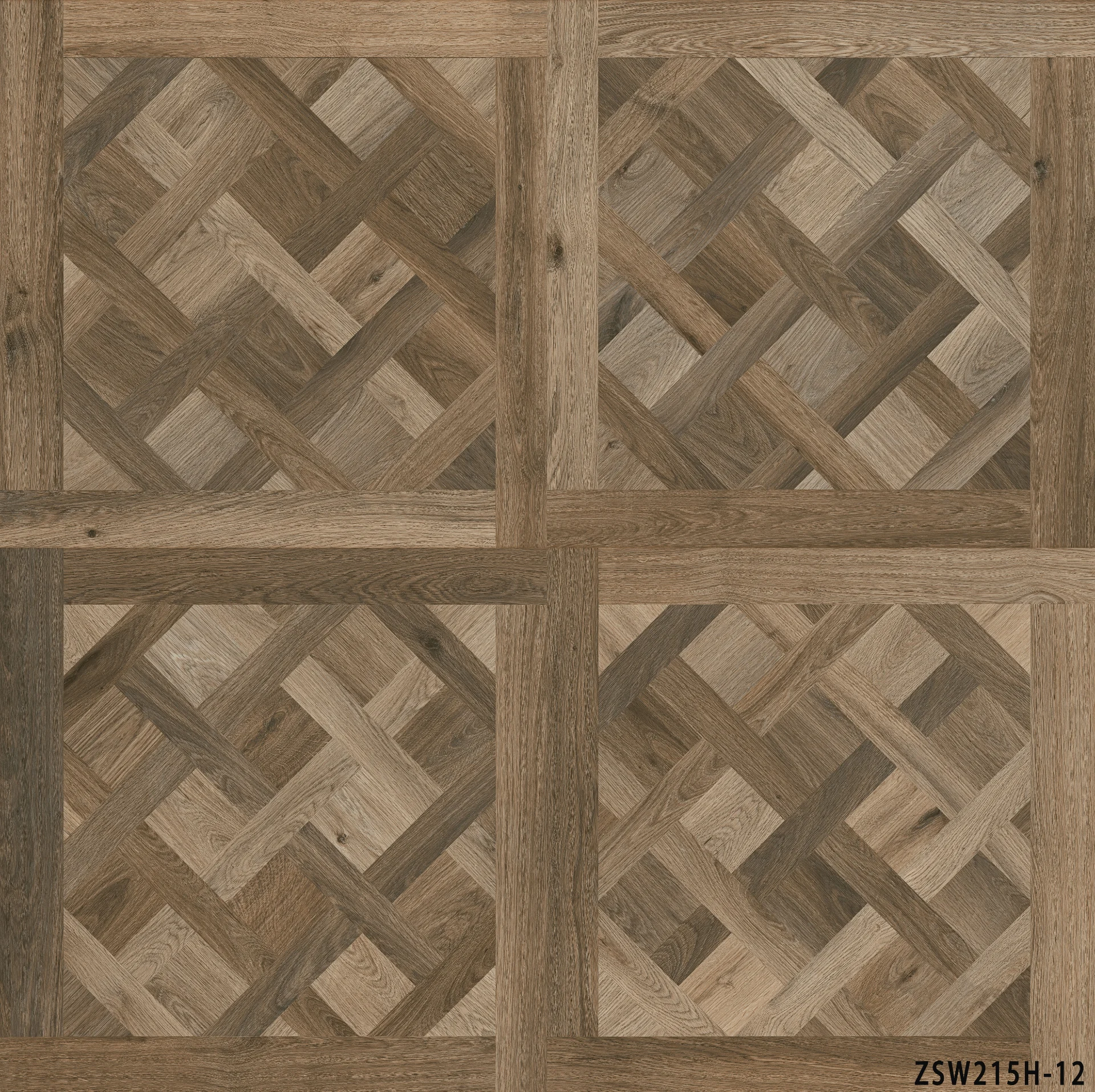 Brown Parquet EIR LVT Flooring Pattern - JCL215H-12
