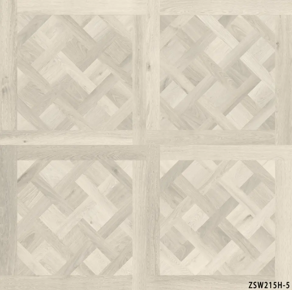 White Parquet EIR LVT Flooring Pattern - JCL215H-5
