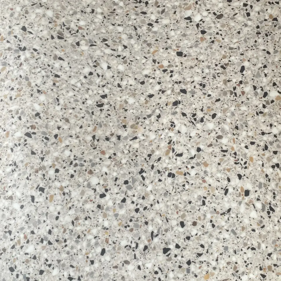 Gray Stone Look LVT Flooring Pattern - PTZ0373M9